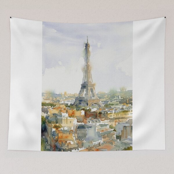 Item preview, Paris Eiffel Tower Aerial View designed and sold by caracatita75.