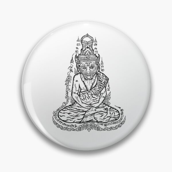 Item preview, Neon Cyber Lersi - Thai Hermit God Tattoo Art designed and sold by Danmaha.