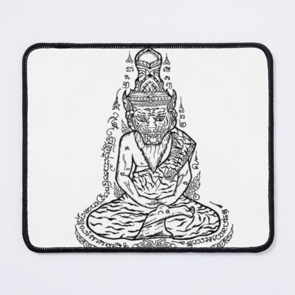 Item preview, Neon Cyber Lersi - Thai Hermit God Tattoo Art designed and sold by Danmaha.