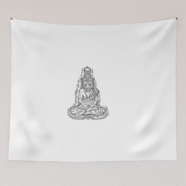 Item preview, Neon Cyber Lersi - Thai Hermit God Tattoo Art designed and sold by Danmaha.