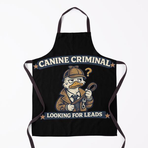 Item preview, Canine Criminal Looking For Leads Funny Dog Detective Duck designed and sold by TeeTimeTreasure.