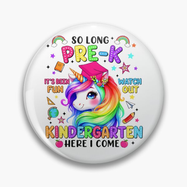 Item preview, So Long Pre-K Kindergarten Here I Come Unicorn Rainbow Back To School designed and sold by MARIASDESIGNSS.