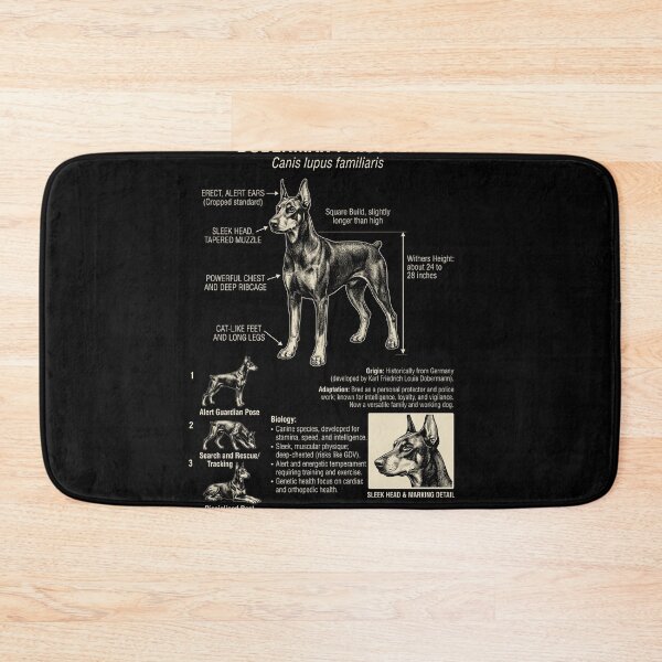Item preview, Doberman Pinscher Scientific Anatomy Biology Dog Lover designed and sold by Kimberley King Art  King Art.