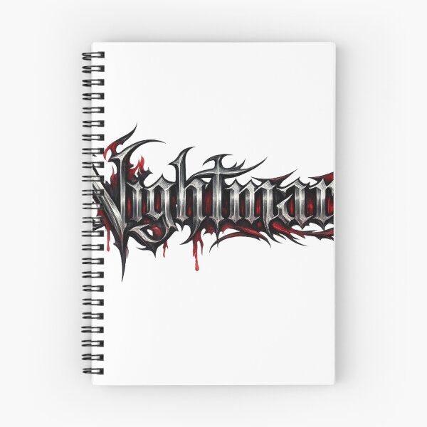 Item preview, Nightmare | Dark Gothic Horror Typography Design ? designed and sold by Sticleg.