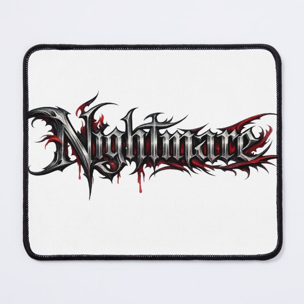 Item preview, Nightmare | Dark Gothic Horror Typography Design ? designed and sold by Sticleg.