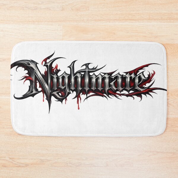 Item preview, Nightmare | Dark Gothic Horror Typography Design ? designed and sold by Sticleg.