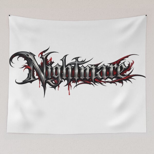 Item preview, Nightmare | Dark Gothic Horror Typography Design ? designed and sold by Sticleg.