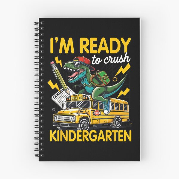 Item preview, Cool Dinosaur Riding School Bus Im Ready To Crush Kindergarten Back To School designed and sold by LakenDraphil.