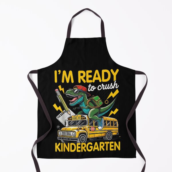 Item preview, Cool Dinosaur Riding School Bus Im Ready To Crush Kindergarten Back To School designed and sold by LakenDraphil.
