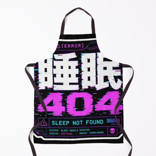 Item preview, Sleep 404 (睡眠404) - Street Glitch Edition designed and sold by Japan-kanji-ya.