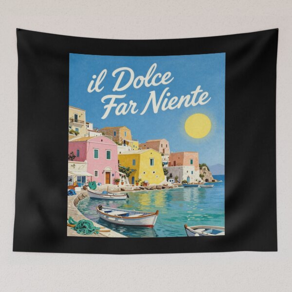 Item preview, il Dolce far niente designed and sold by LaughandLaugh.