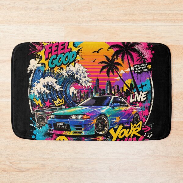 Item preview, Feel Good Live Your Way Retro JDM Sports Car designed and sold by Gdesigns2026.