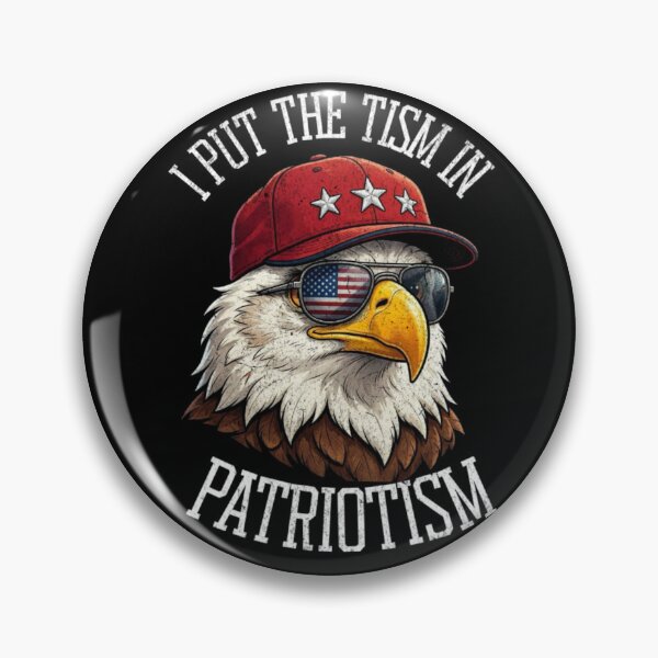 Item preview, I Put The Tism in Patriotism Athletic Eagle designed and sold by TheEndDesign.
