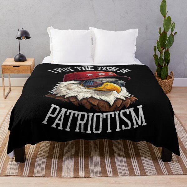Item preview, I Put The Tism in Patriotism Athletic Eagle designed and sold by TheEndDesign.