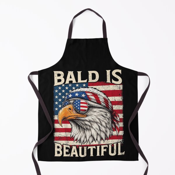 Item preview, Bald Is Beautiful American Flag Bald Eagle Patriotic Fourth Of July Graphic designed and sold by LakenDraphil.