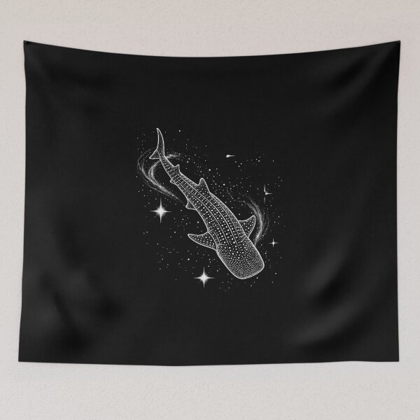 Item preview, Minimalist Whale Shark Celestial Star  designed and sold by bosamji.