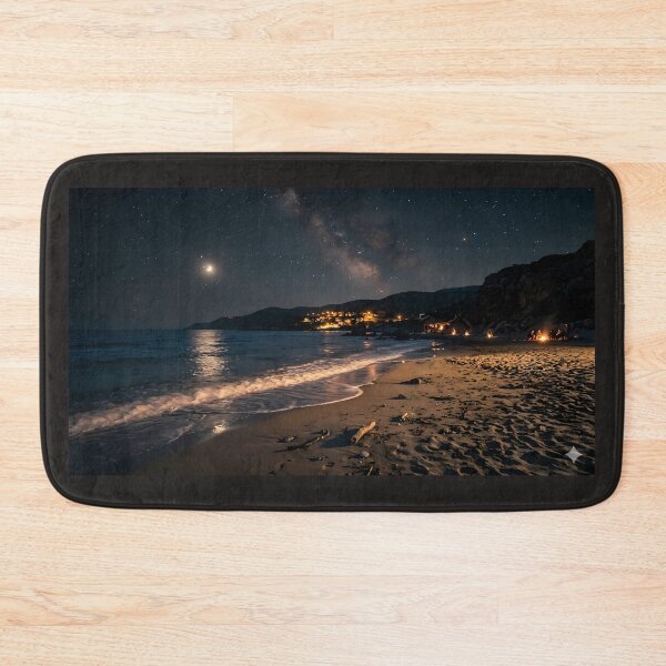 Item preview, Night Beach with Milky Way designed and sold by hakikatm.