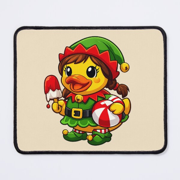 Item preview, Elfette Rubber Duck Beach Christmas designed and sold by BROHLine Studio.