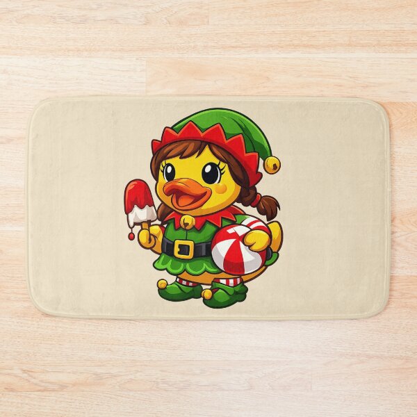 Item preview, Elfette Rubber Duck Beach Christmas designed and sold by BROHLine Studio.