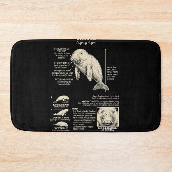 Item preview, Dugong Scientific Anatomy Biology Animal Lover designed and sold by Kimberley King Art  King Art.