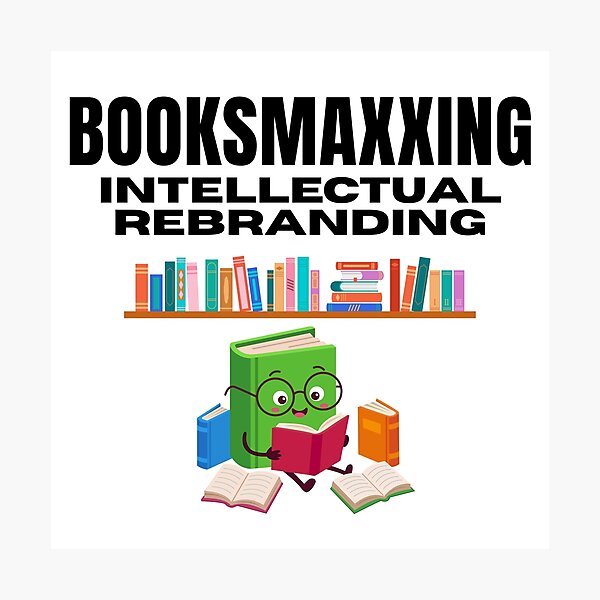 Item preview, Online Booksmaxxing - Intellectual Rebranding. designed and sold by MPC-Mince-Pies.