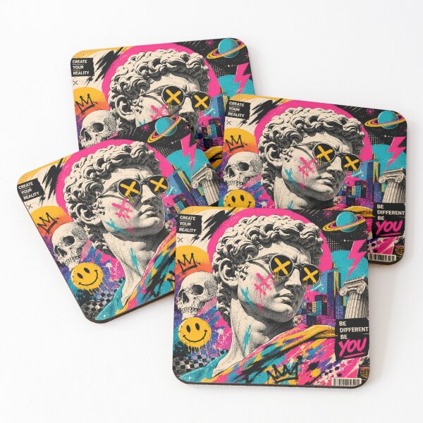 Item preview, Be Different Be You Retro Graffiti Pop Art David designed and sold by Gdesigns2026.