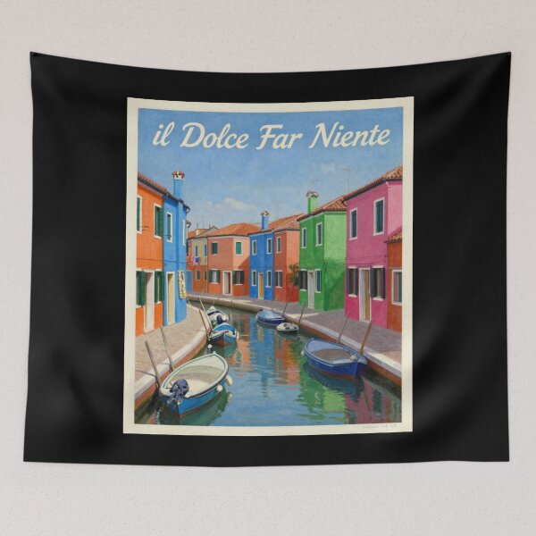 Item preview, il Dolce far niente designed and sold by LaughandLaugh.