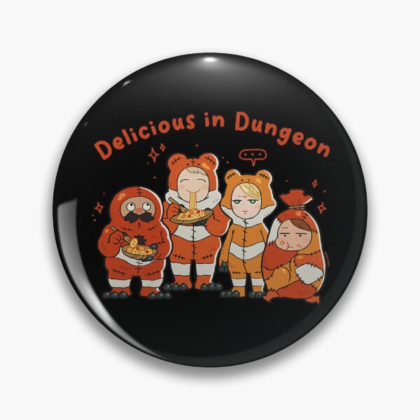 Item preview, Delicious In Dungeon Cute Anime Monsters Chibi Characters Eating Pasta Food Art designed and sold by DaphoLatara.