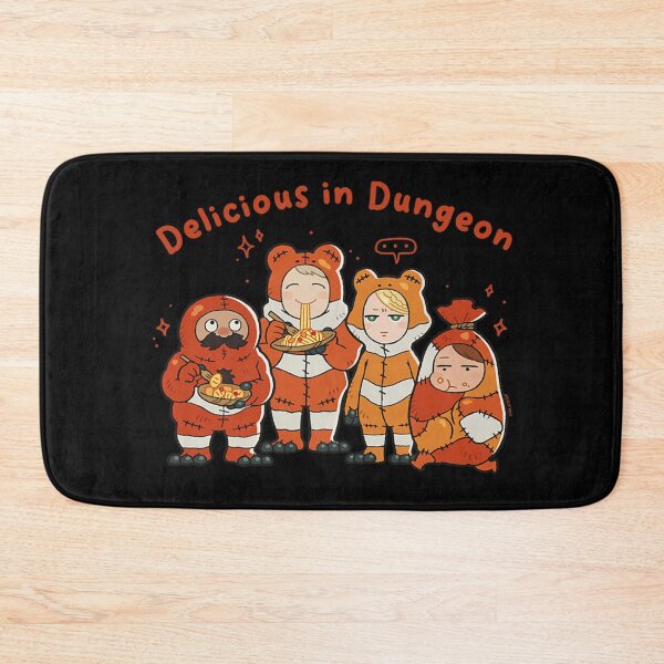 Item preview, Delicious In Dungeon Cute Anime Monsters Chibi Characters Eating Pasta Food Art designed and sold by DaphoLatara.