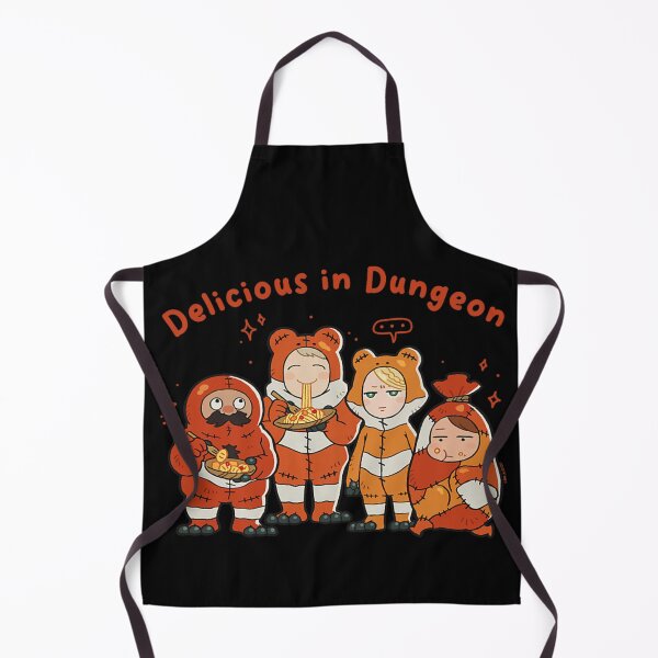 Item preview, Delicious In Dungeon Cute Anime Monsters Chibi Characters Eating Pasta Food Art designed and sold by DaphoLatara.