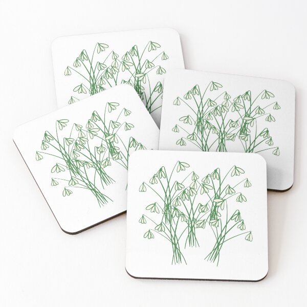 Item preview, Minimal Snowdrops designed and sold by KaroLeenaDesign.