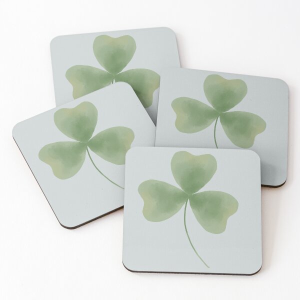 Item preview, Soft Sage Clover Watercolor designed and sold by Farnwirbel – Art.