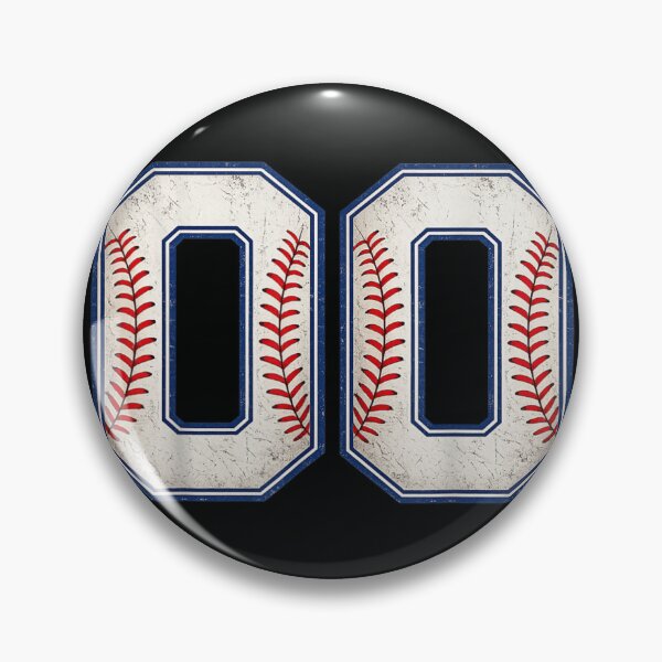 Item preview, Vintage Distressed Baseball Number Double Zero Sport Team Jersey Back Print designed and sold by DaphoLatara.