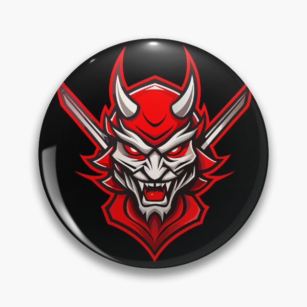 Item preview, Modern Oni Demon Logo Shirt – Japanese Streetwear Graphic designed and sold by VikArtStudio.