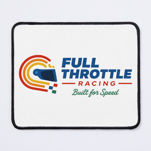 Item preview, Full Throttle Racing Built for Speed – Retro Helmet Motorsport Graphic Tee designed and sold by cladeart.