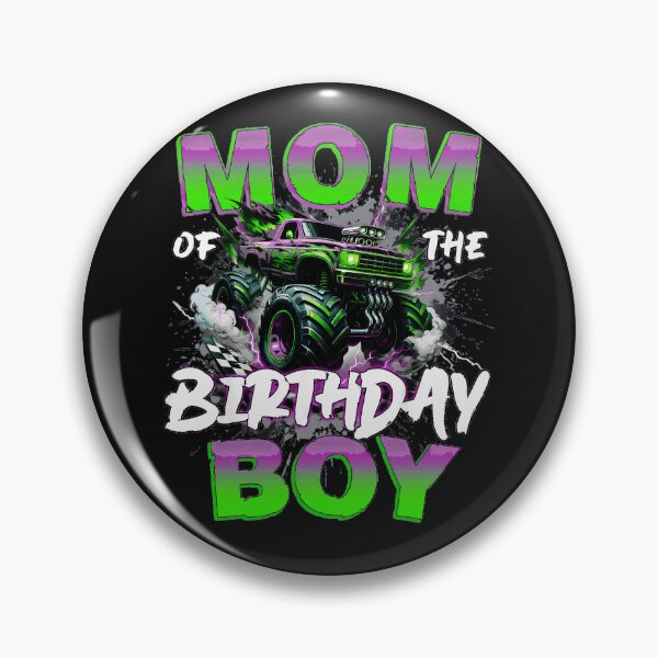 Item preview, Mom Of The Birthday Boy Monster Truck Lover Celebration designed and sold by AmaXONIC.