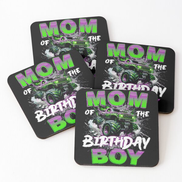 Item preview, Mom Of The Birthday Boy Monster Truck Lover Celebration designed and sold by AmaXONIC.