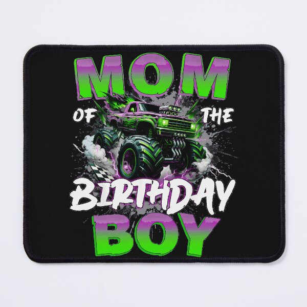 Item preview, Mom Of The Birthday Boy Monster Truck Lover Celebration designed and sold by AmaXONIC.