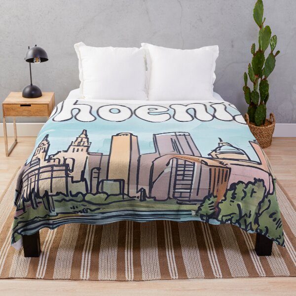 Item preview, Phoenix Arizona Cute Pastel Skyline designed and sold by HowToCanadian.
