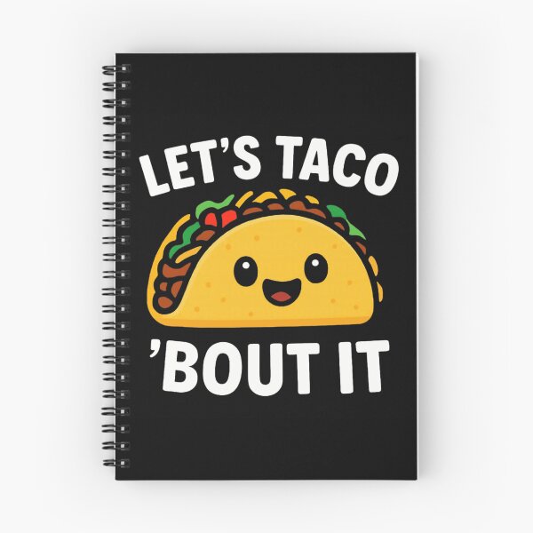 Item preview, Cute Lets Taco Bout It Funny Taco Pun Kawaii Food Graphic Design designed and sold by HarinDonreka.