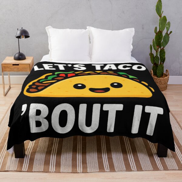 Item preview, Cute Lets Taco Bout It Funny Taco Pun Kawaii Food Graphic Design designed and sold by HarinDonreka.