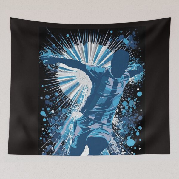 Item preview, Vamos Albiceleste – Powerful Argentina Football Fan Tee Design designed and sold by Nefi-stickers.