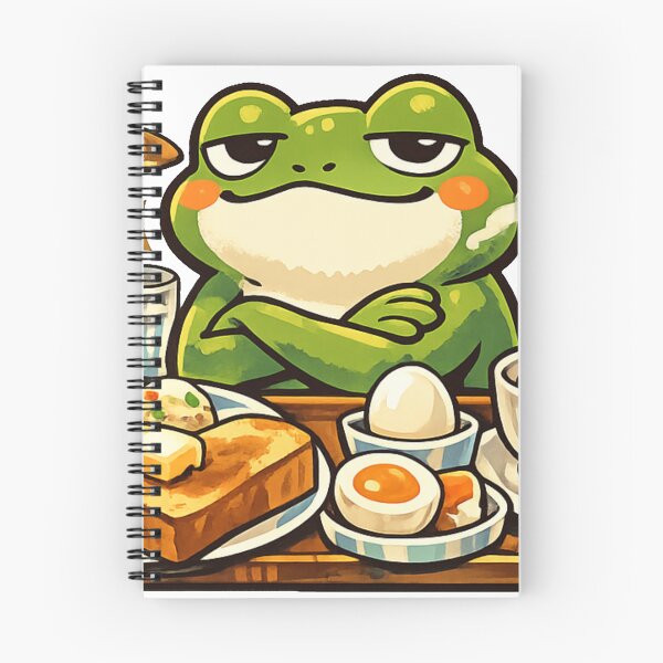 Item preview, Delulu Frog's Legendary Japanese Morning Set | Kawaii Retro Cafe Sticker designed and sold by kawaii animal store (in Japan).