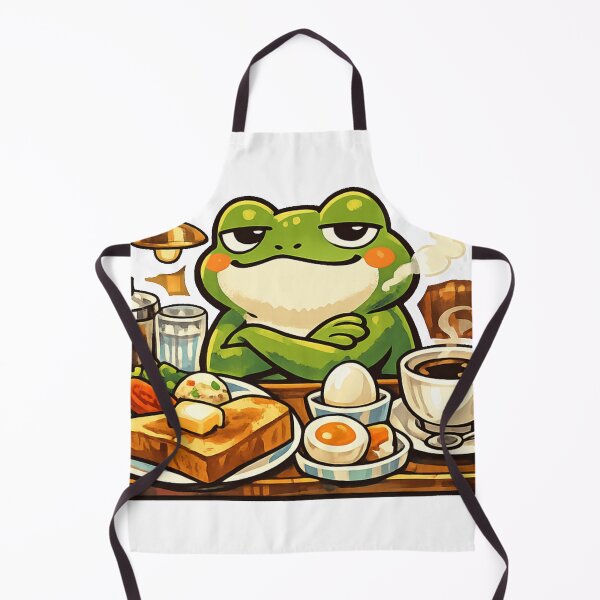Item preview, Delulu Frog's Legendary Japanese Morning Set | Kawaii Retro Cafe Sticker designed and sold by kawaii animal store (in Japan).