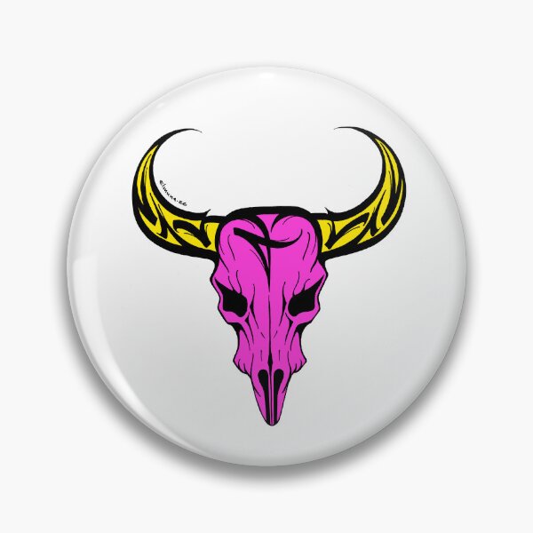 Item preview, Bull Skull Modern Calligraphic ORNAMENT designed and sold by elmuna.