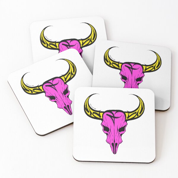 Item preview, Bull Skull Modern Calligraphic ORNAMENT designed and sold by elmuna.