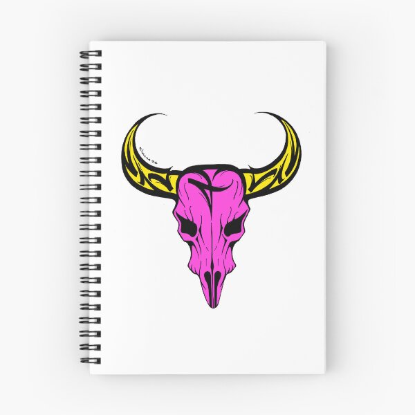 Item preview, Bull Skull Modern Calligraphic ORNAMENT designed and sold by elmuna.
