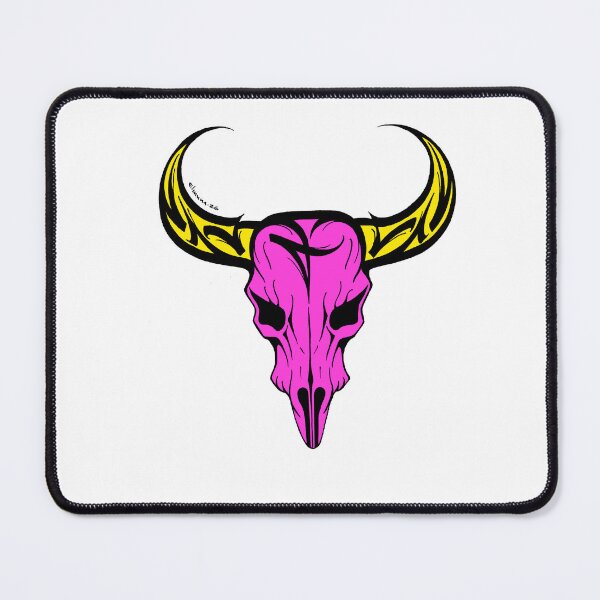 Item preview, Bull Skull Modern Calligraphic ORNAMENT designed and sold by elmuna.