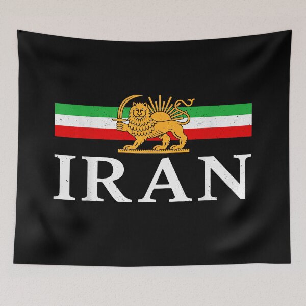 Item preview, Vintage Iran Flag Lion And Sun Persian Empire Heritage Graphic Design designed and sold by HarinDonreka.