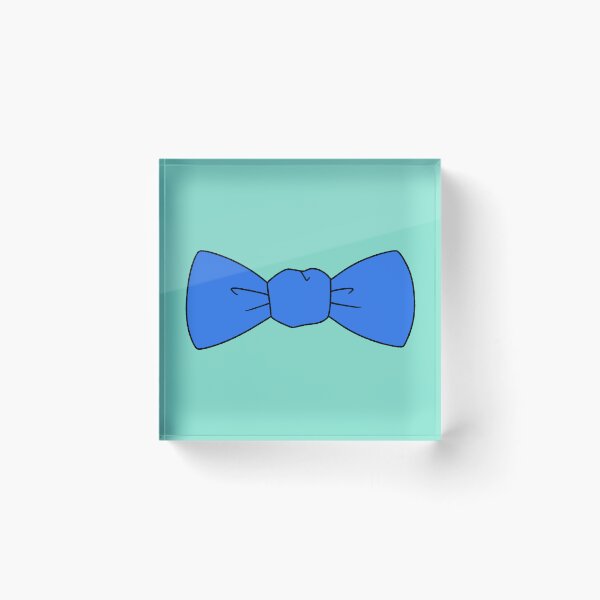 Item preview, Cute Blue Bow Tie Cartoon Illustration designed and sold by ubborn.